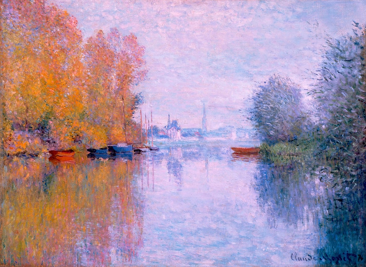 Claude Monet, Autunno sulla Senna ad Argenteuil